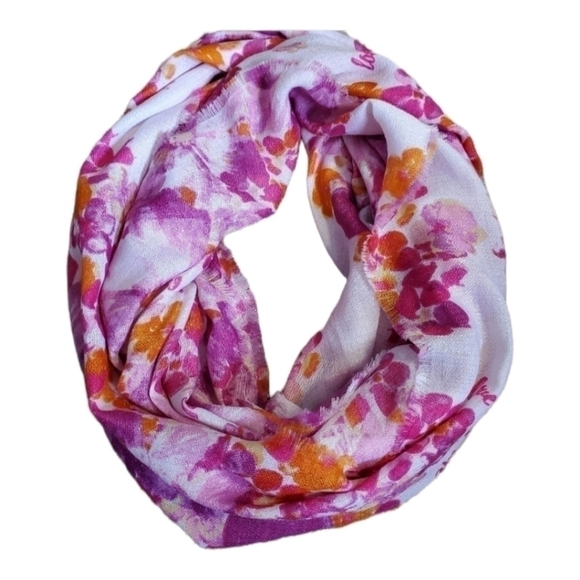 𝅺BEAUTIFUL Floral "love this life" Scarf - Picture 1 of 12